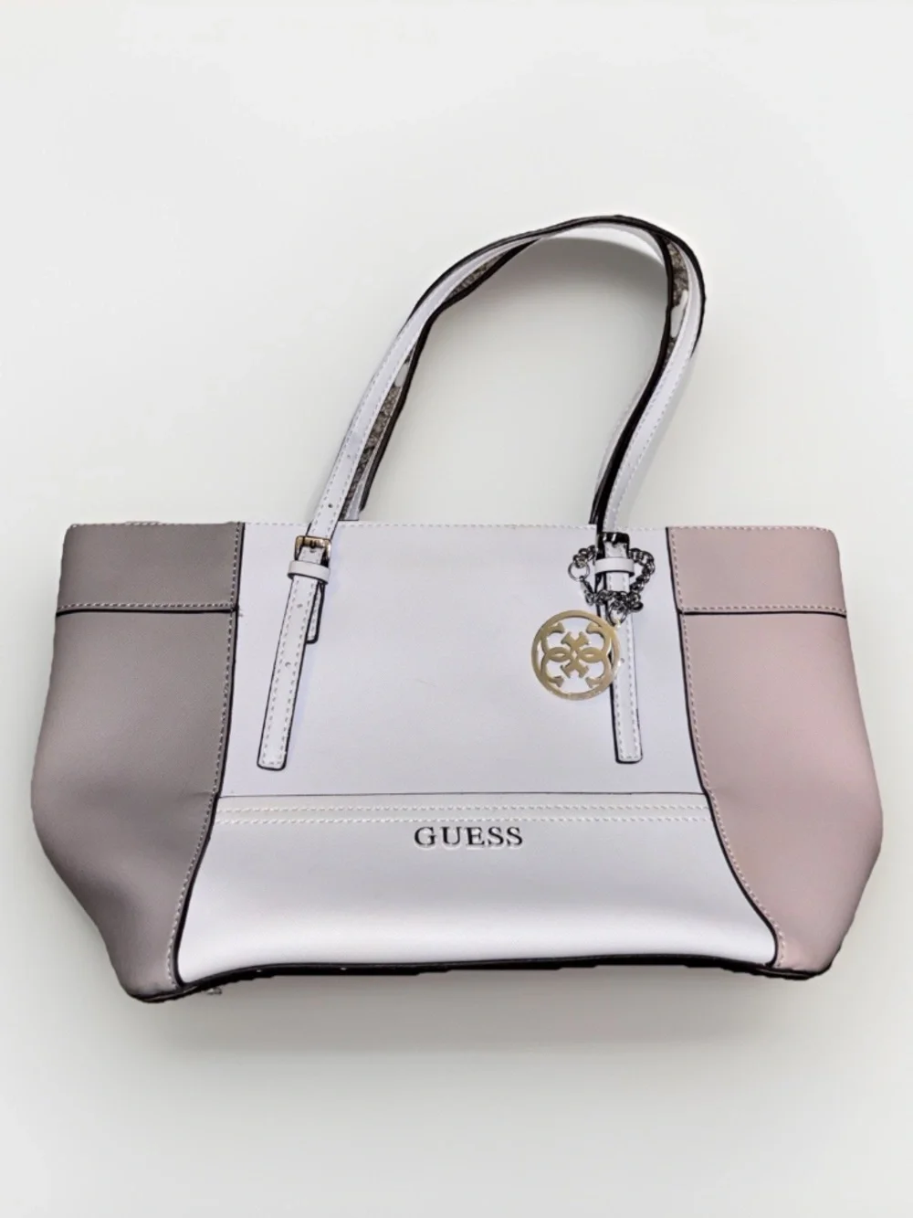 GUESS Guess Delaney Small Classic Panel Tote Bag Purse